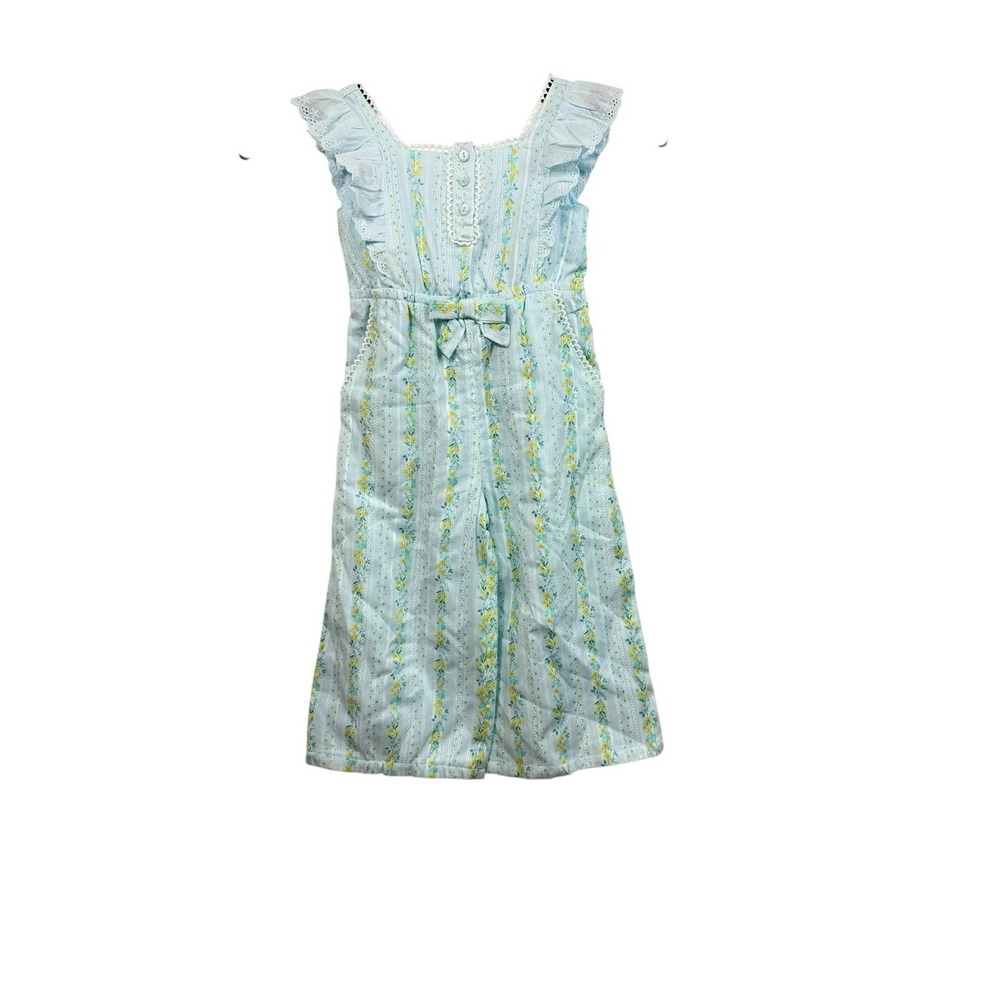 Girls‎ NWT 2T Tommy Bahama Kids Sleeveless Ruffled Multicolored Floral Jumpsuit